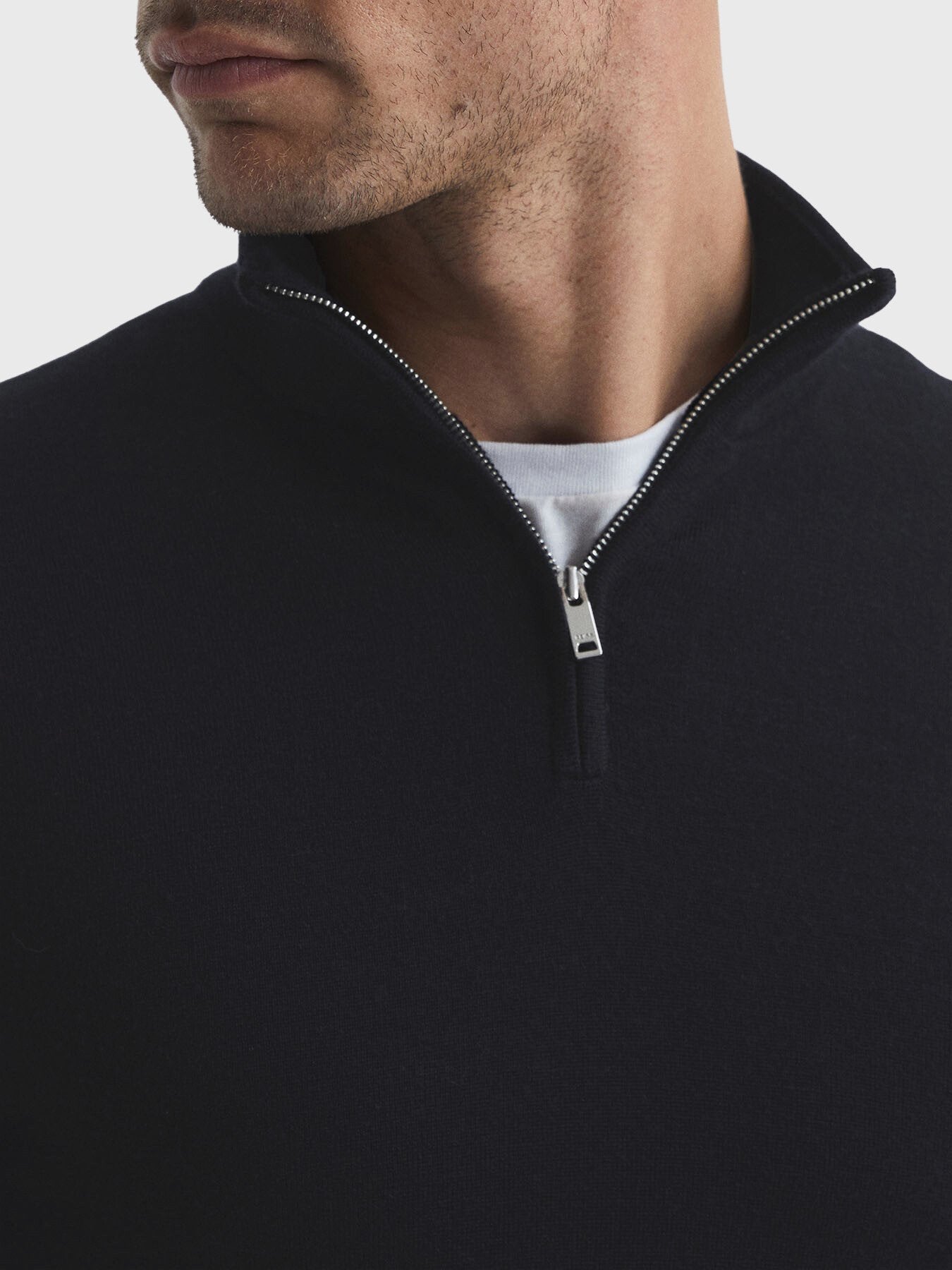 Mnml. Half Zip Neck Jumper